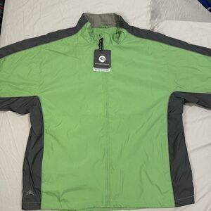 Stormtech Golf Men Performance Shortsleeve Water Resist Wind Resist XL Green NWT